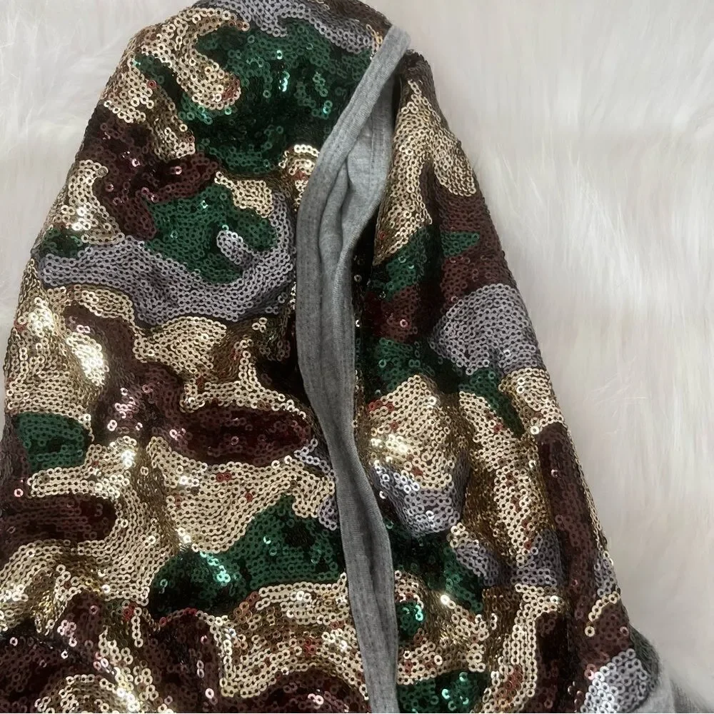 Flowers by Zoe Sequin Camouflage Tracksuit Set